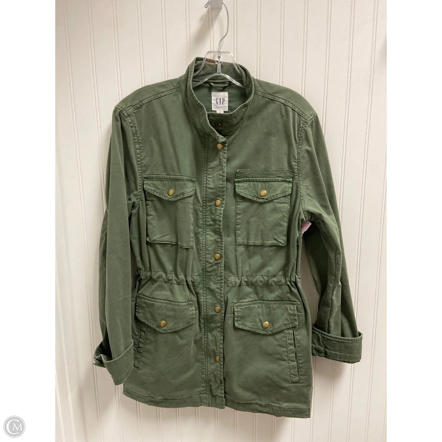 Jacket Utility By Gap In Green, Size: S