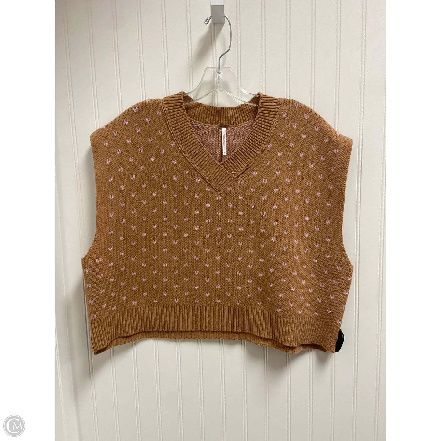 Vest Sweater By Free People In Brown, Size: L