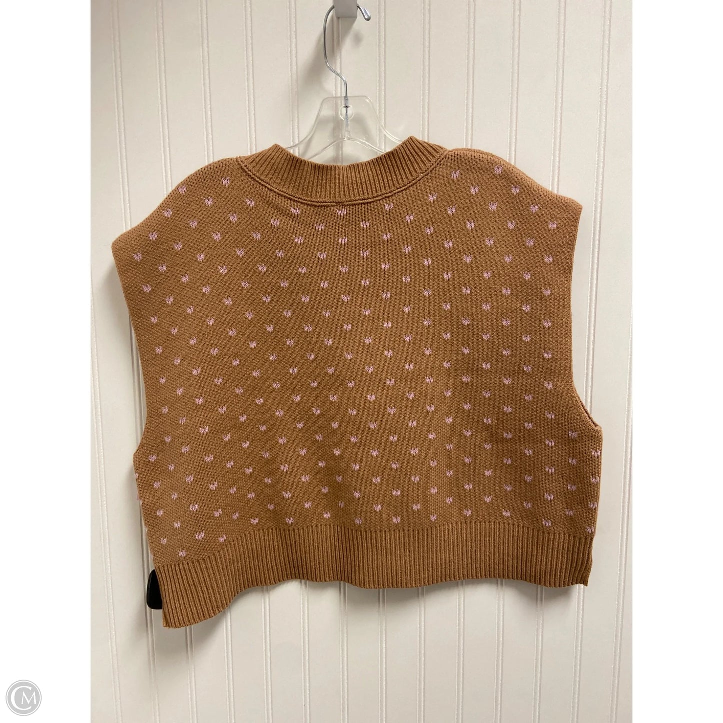 Vest Sweater By Free People In Brown, Size: L