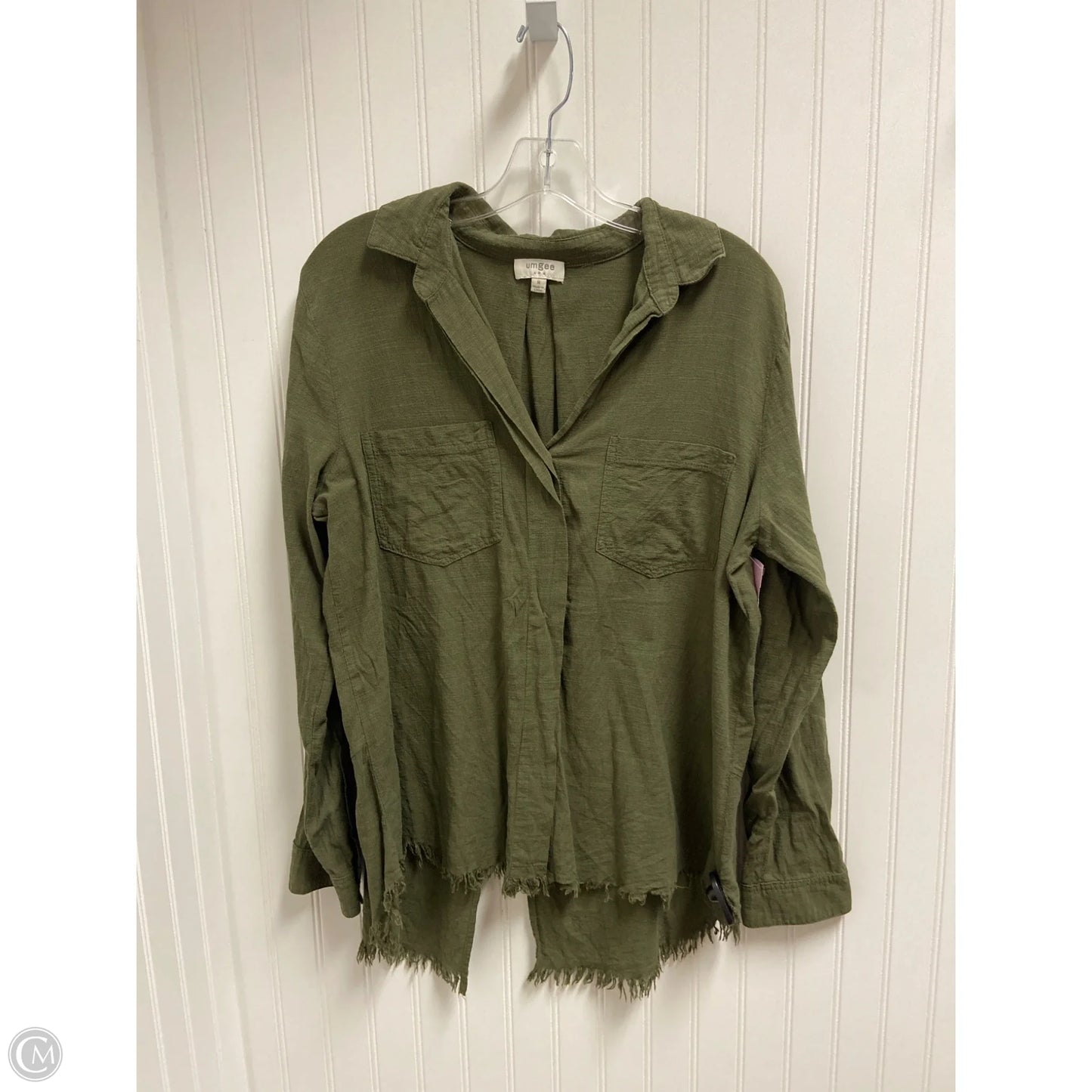 Top Long Sleeve By Umgee In Green, Size: M