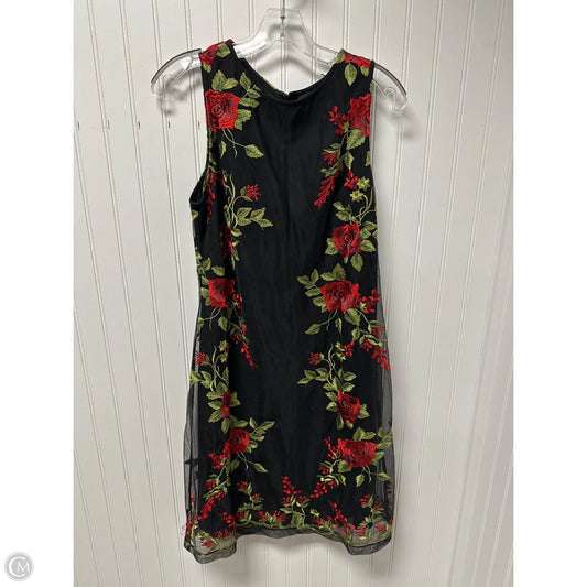 Dress Party Short By Donna Ricco In Black & Red, Size: M