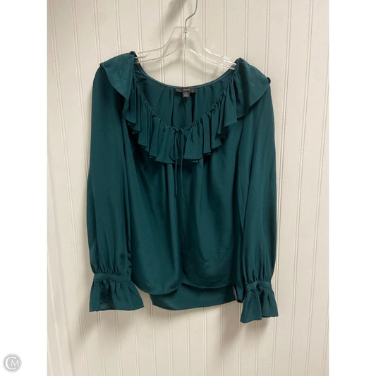 Top Long Sleeve By J. Crew In Green, Size: S