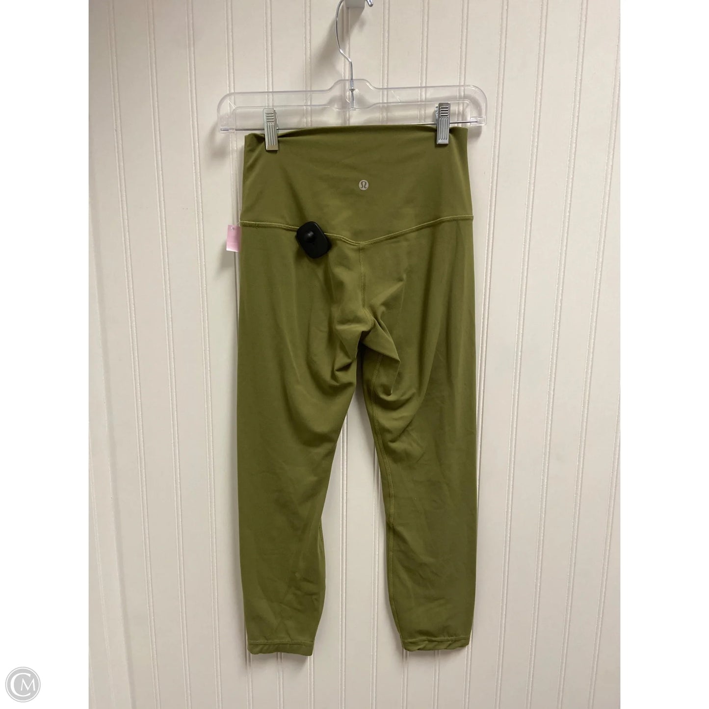 Athletic Leggings Capris By Lululemon In Green, Size: S