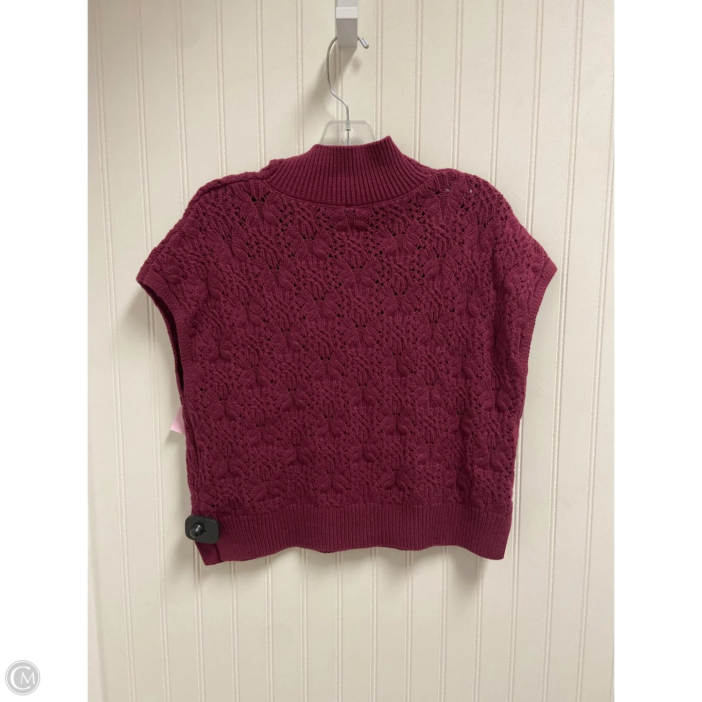 Vest Sweater By Free People In Purple, Size: Sp