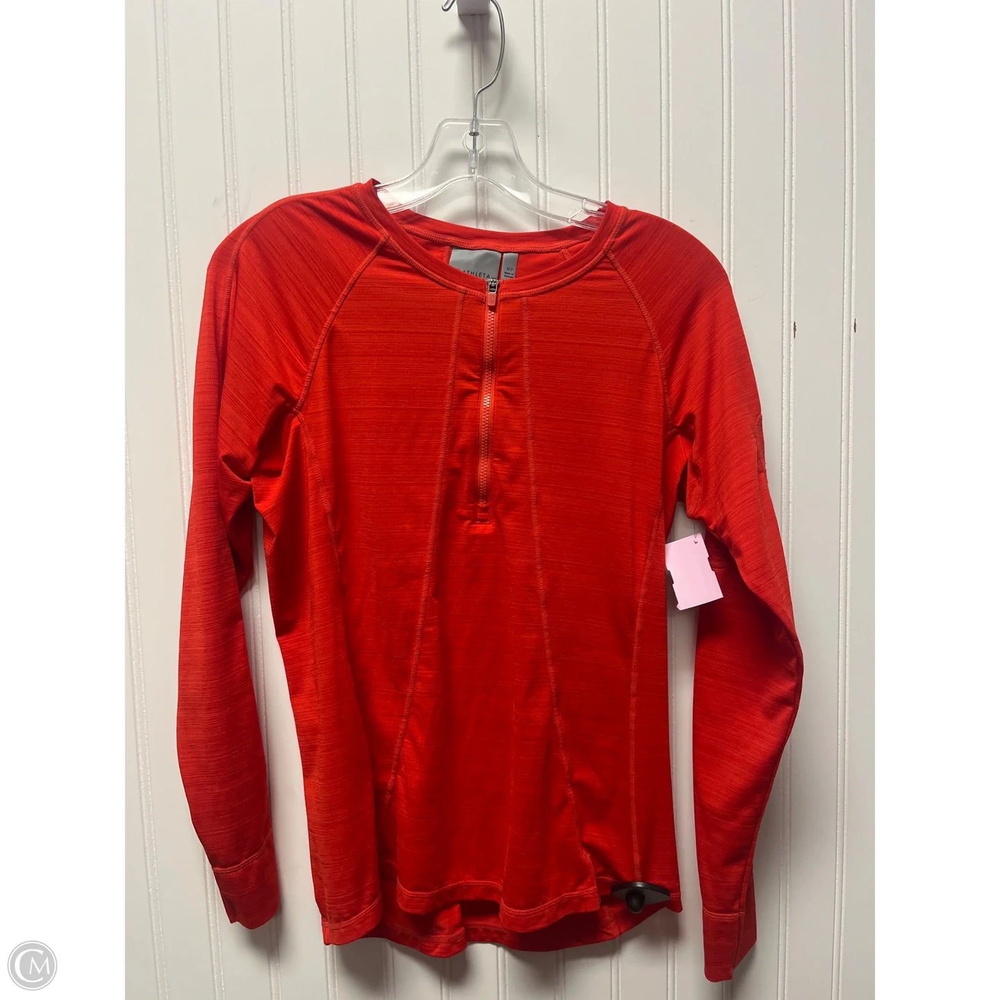 Athletic Sweatshirt Crewneck By Athleta In Orange, Size: Mp