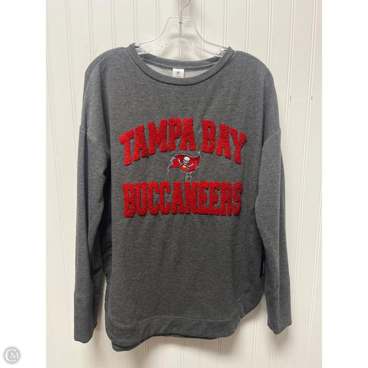 Sweatshirt Crewneck By Nfl In Grey, Size: M