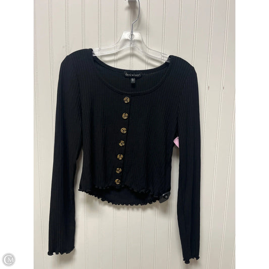 Top Long Sleeve Basic By Derek Heart In Black, Size: L