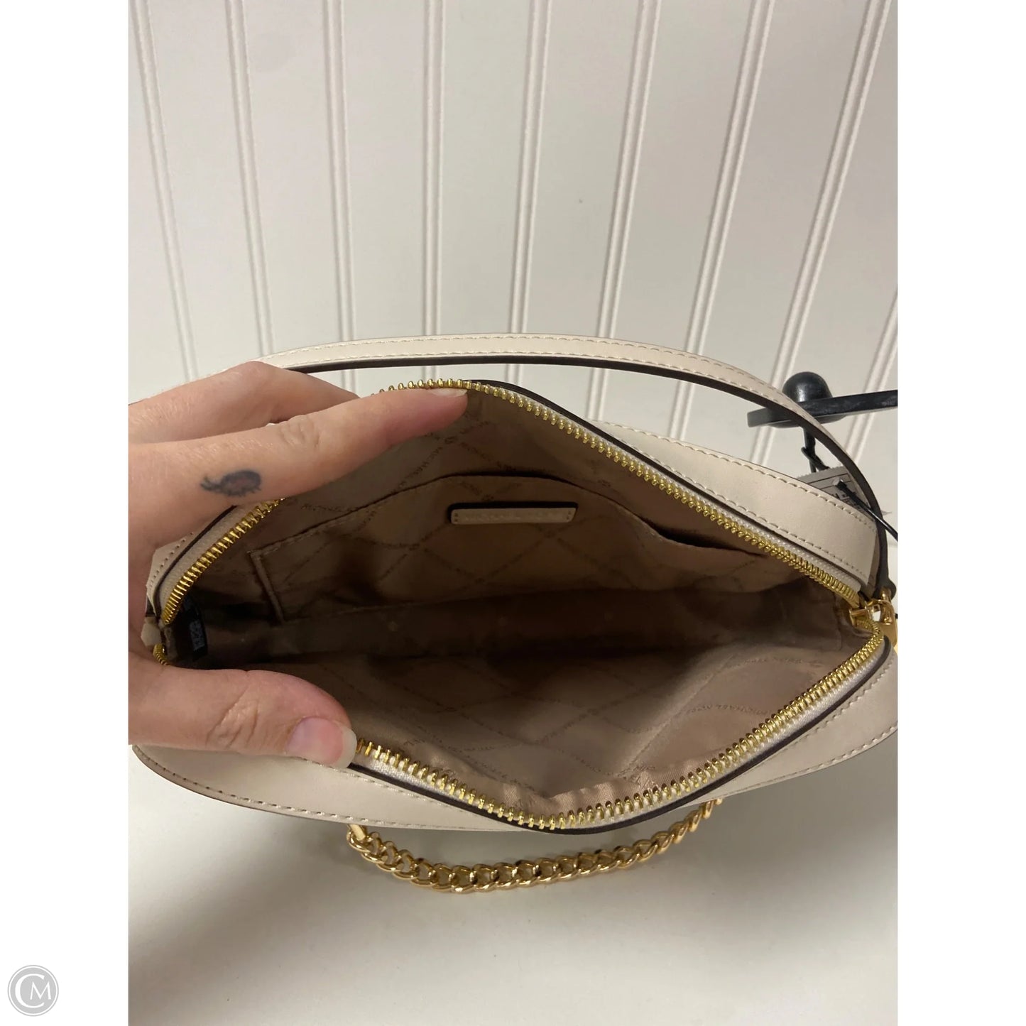 Crossbody Designer By Michael Kors, Size: Medium