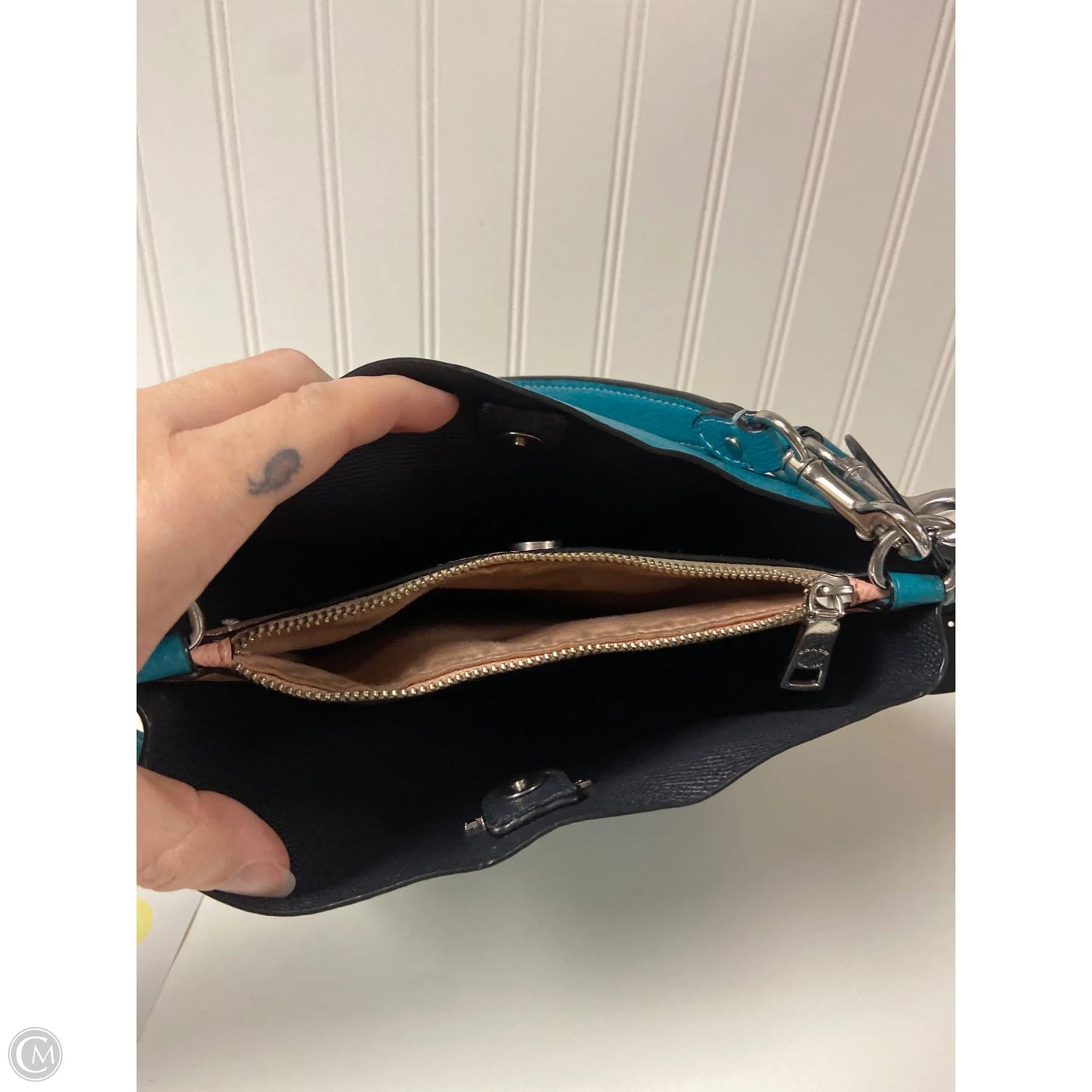 Crossbody Designer By Coach, Size: Medium