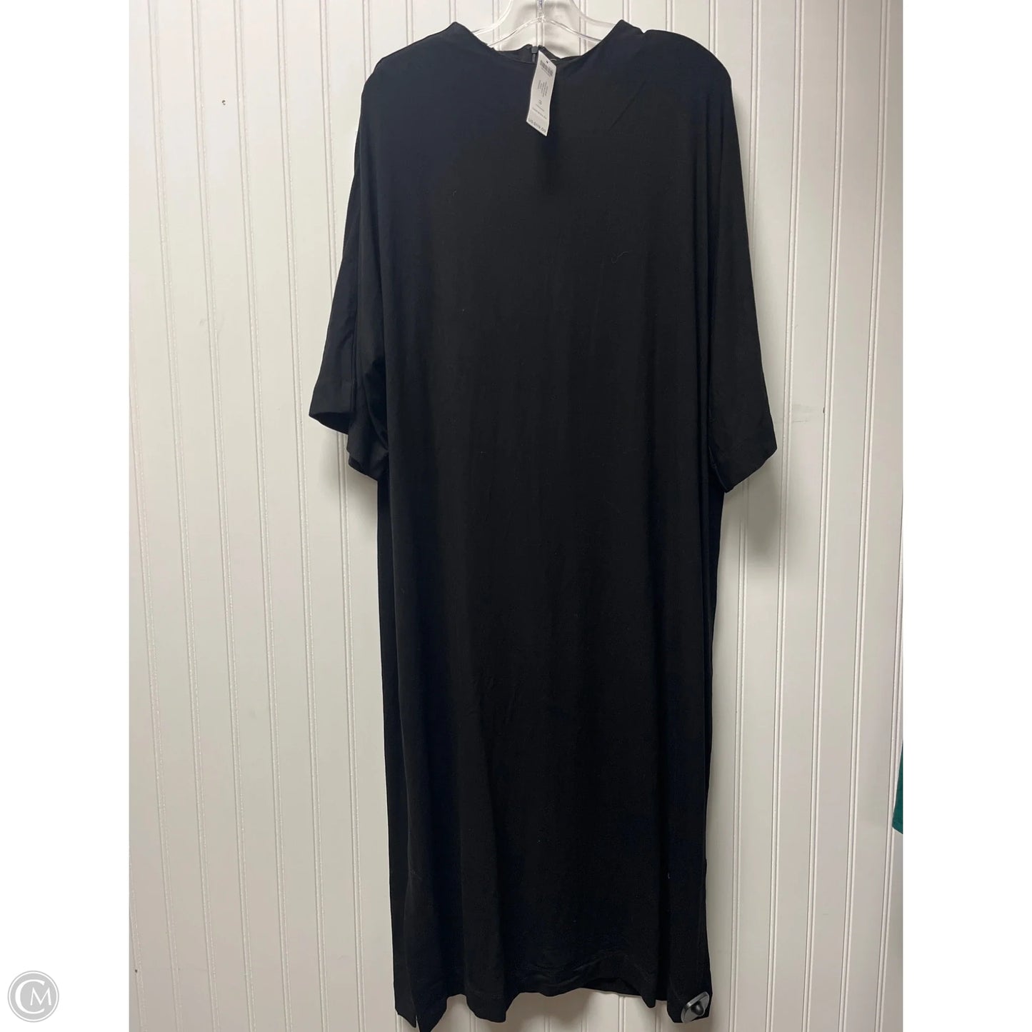 Dress Casual Maxi By Chicos In Black, Size: Xl