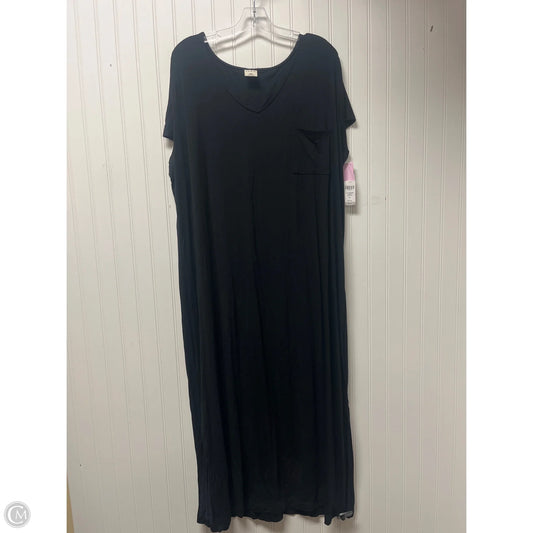 Dress Casual Maxi By Soma In Black, Size: 1x