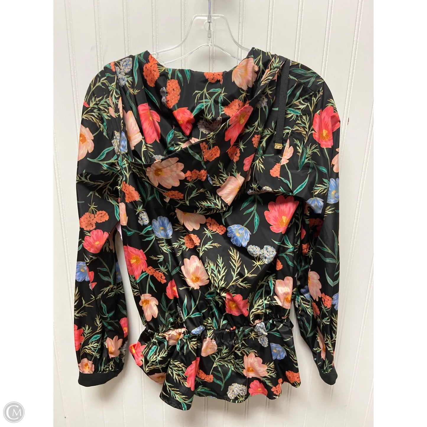 Jacket Designer By Kate Spade In Floral Print, Size: S