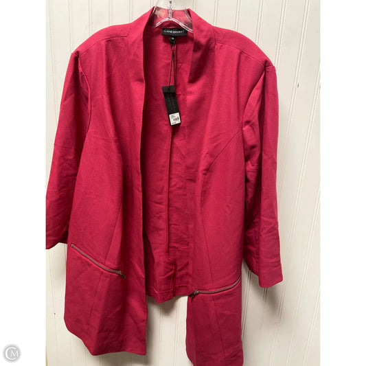 Blazer By Lane Bryant In Pink, Size: 4x
