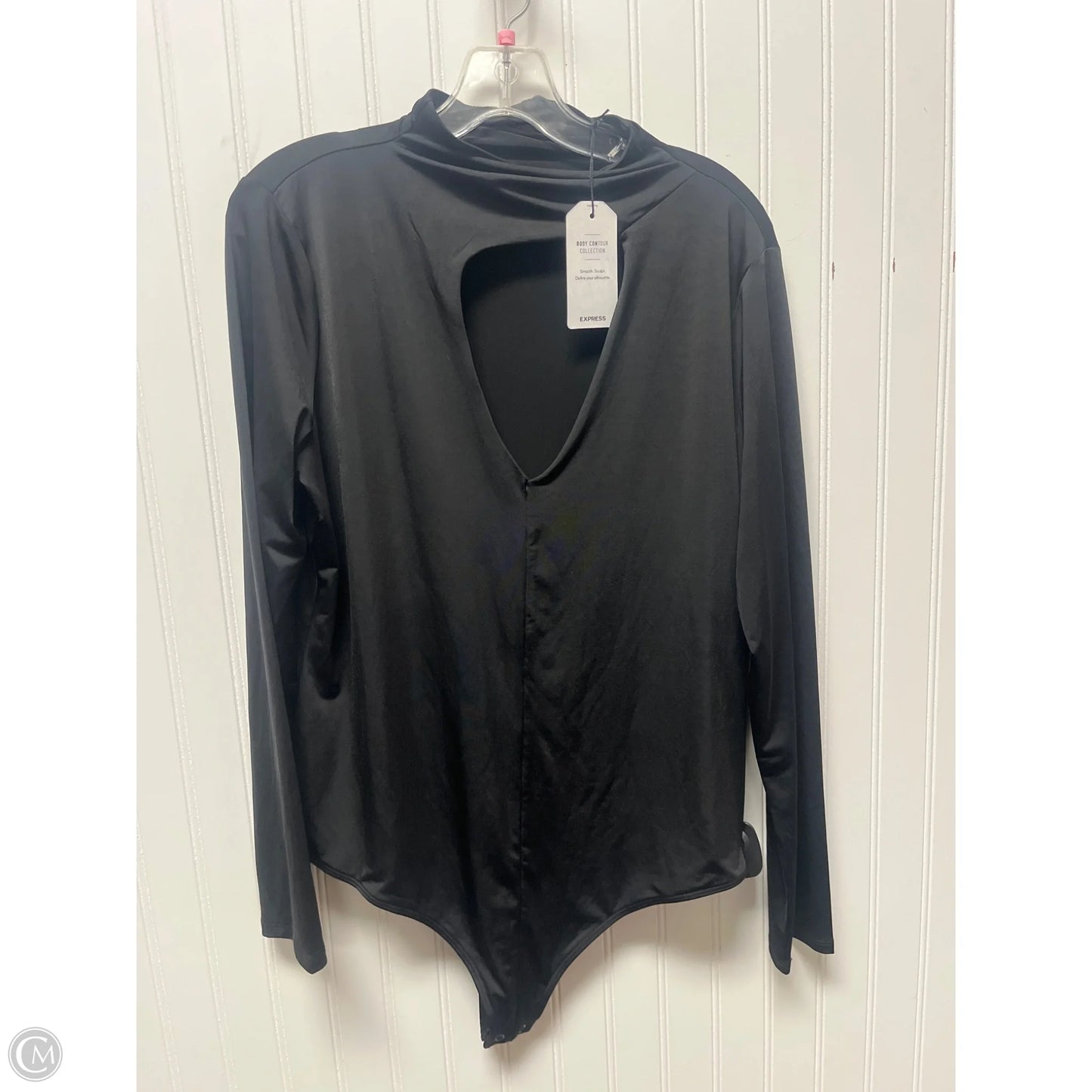 Bodysuit By Express In Black, Size: Xl