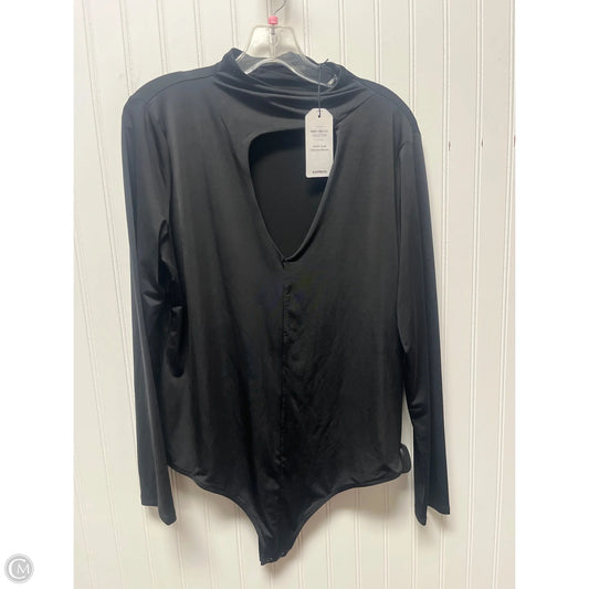 Bodysuit By Express In Black, Size: Xl
