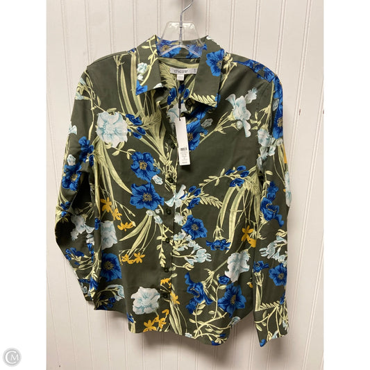Top Long Sleeve By Chicos In Green, Size: S