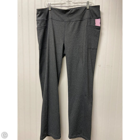 Athletic Leggings Capris By Skechers In Grey, Size: 2x