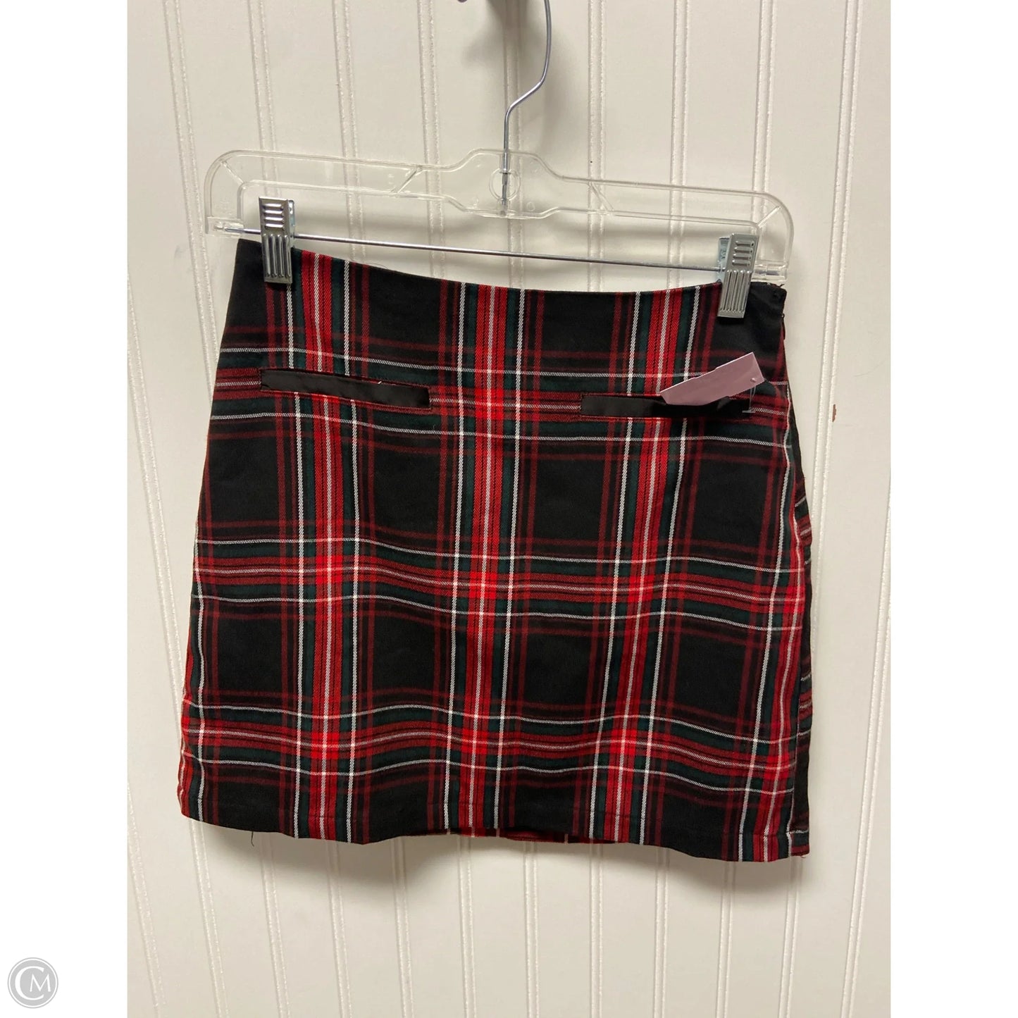 Skirt Mini & Short By Francesca's In Plaid Pattern, Size: 2