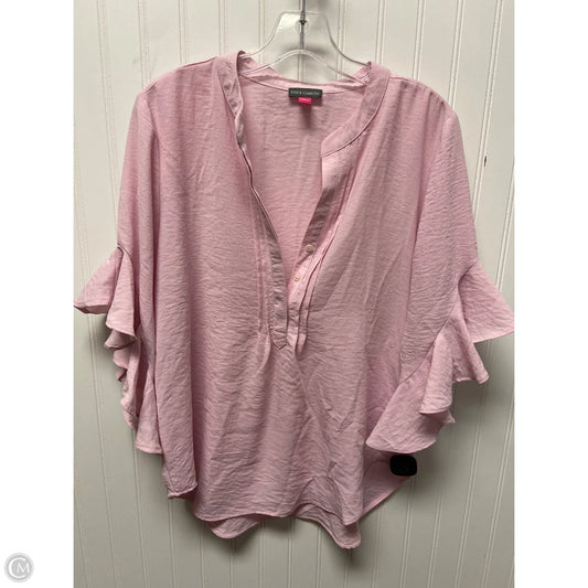 Top 3/4 Sleeve By Vince Camuto In Pink, Size: M