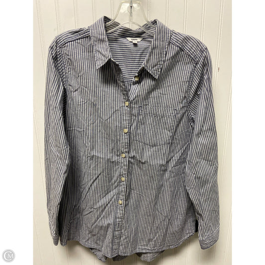 Top Long Sleeve By Sonoma In Striped Pattern, Size: M