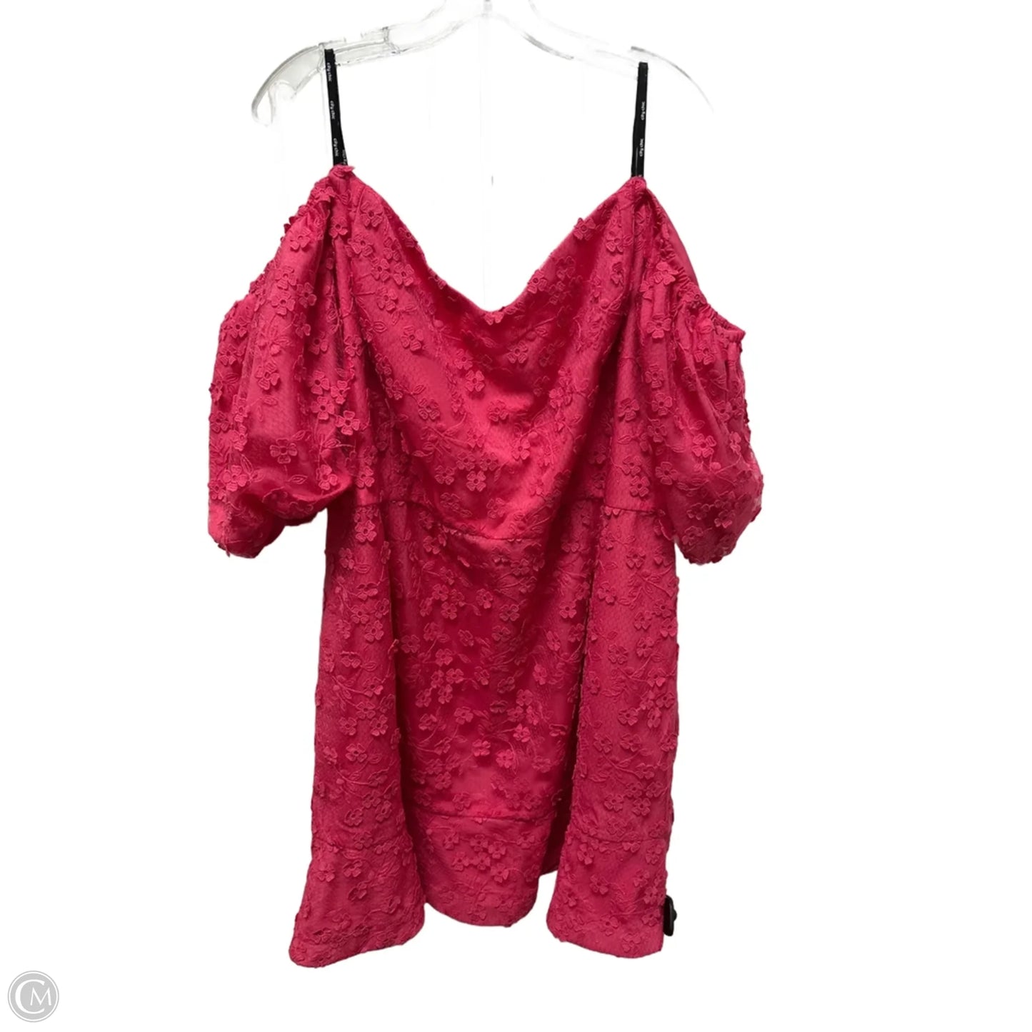 Dress Party Short By City Chic In Pink, Size: 2x