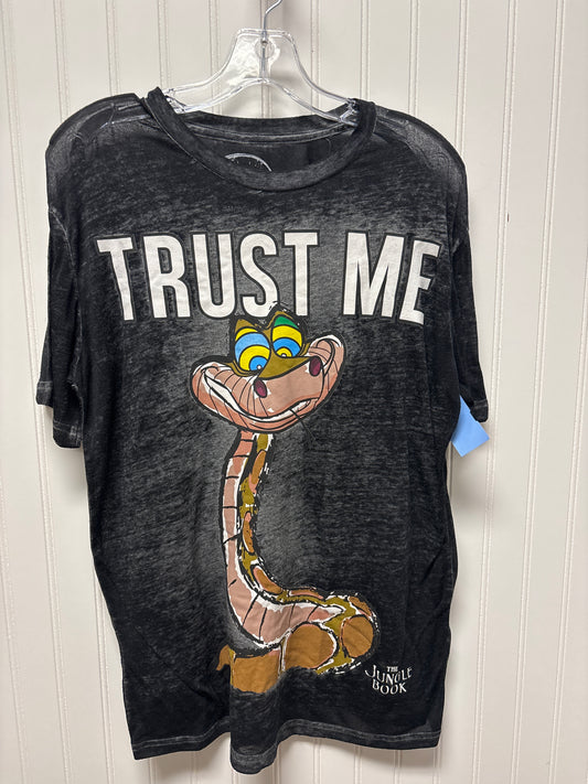 Top Short Sleeve By Disney Store In Grey, Size: S