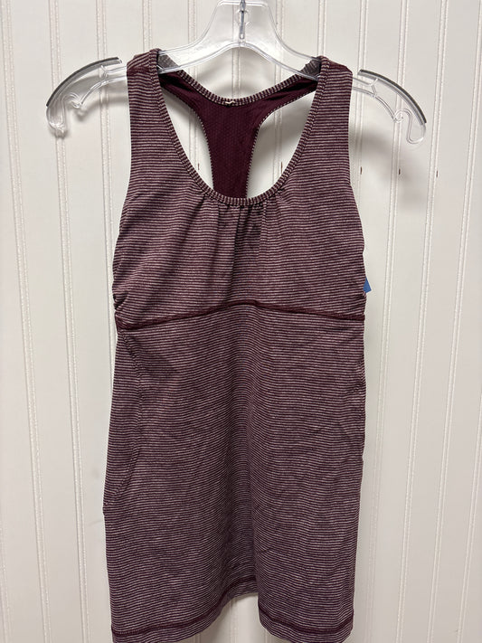 Athletic Tank Top By Lululemon In Purple, Size: M