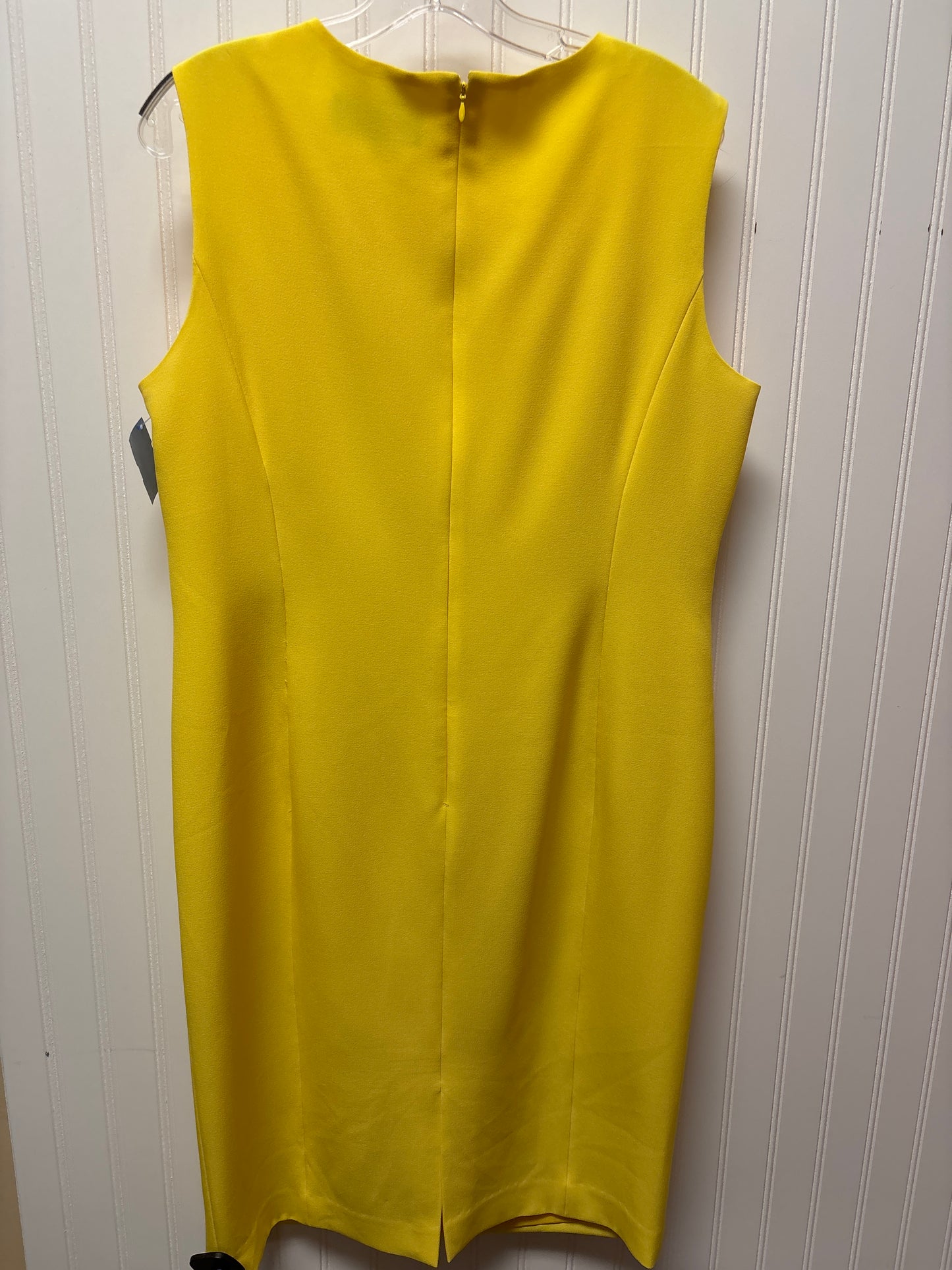 Dress Work By Evan-picone In Yellow, Size: L