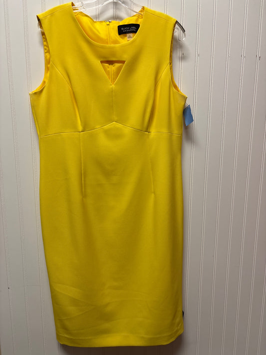 Dress Work By Evan-picone In Yellow, Size: L