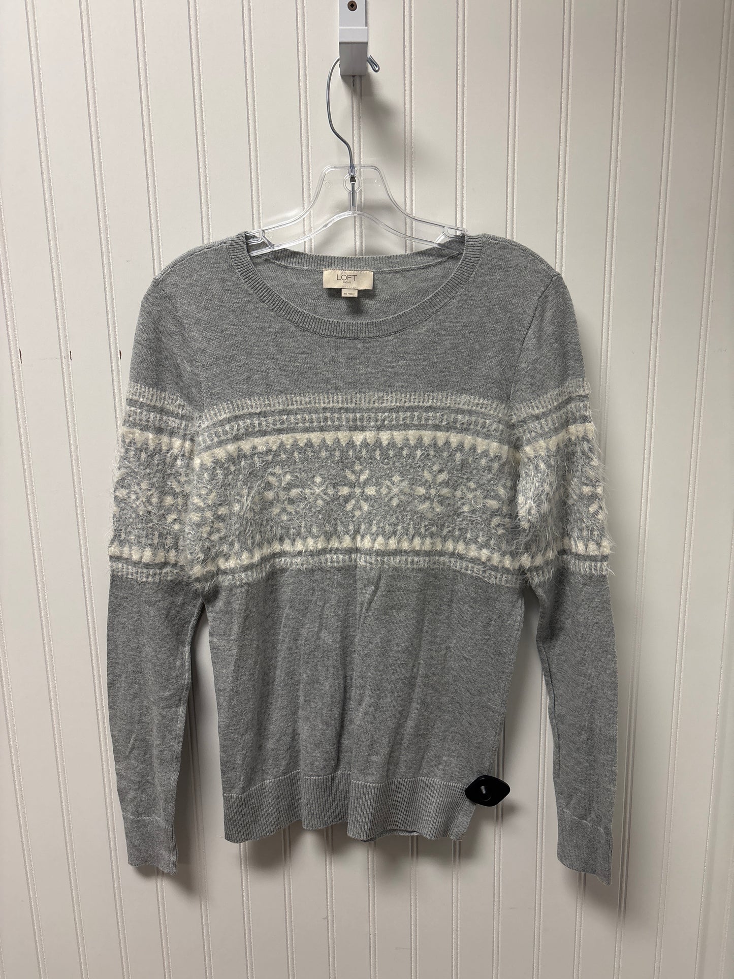 Sweater By Loft In Grey, Size: Xs