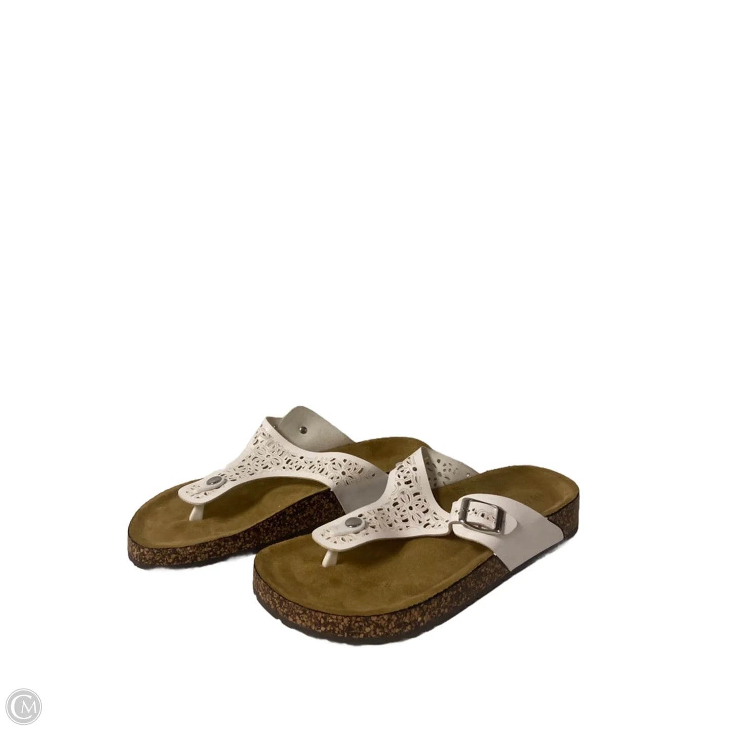 Sandals Flats By Dept 222 In White, Size: 9