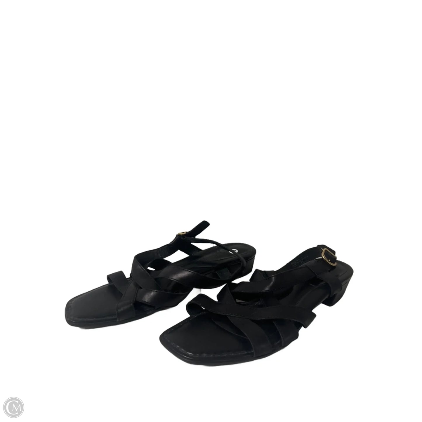 Sandals Heels Block By Born In Black, Size: 10