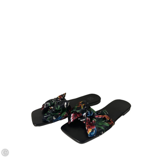 Sandals Flats By Cmf In Black, Size: 10.5