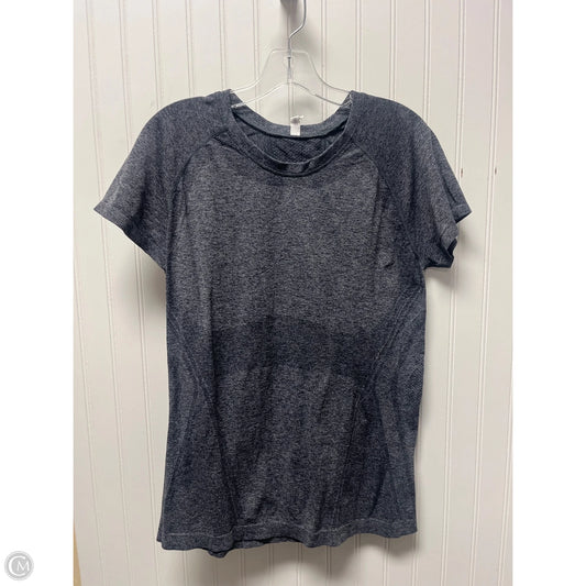 Athletic Top Short Sleeve By Athleta In Grey, Size: Xl
