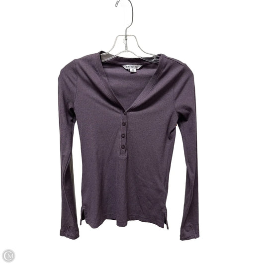 Athletic Top Long Sleeve Crewneck By Athleta In Purple, Size: Xxs