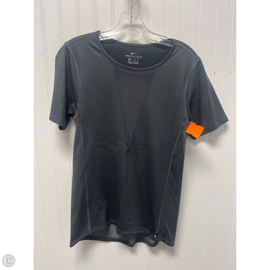 Athletic Top Short Sleeve By Nike In Grey, Size: Xs