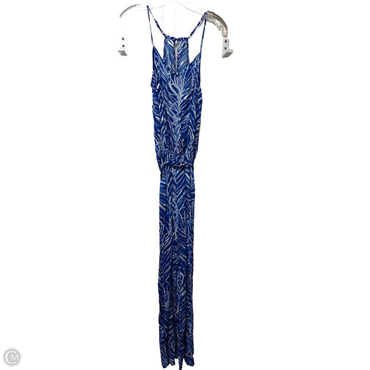 Jumpsuit Designer By Lilly Pulitzer In Blue & White, Size: Xs