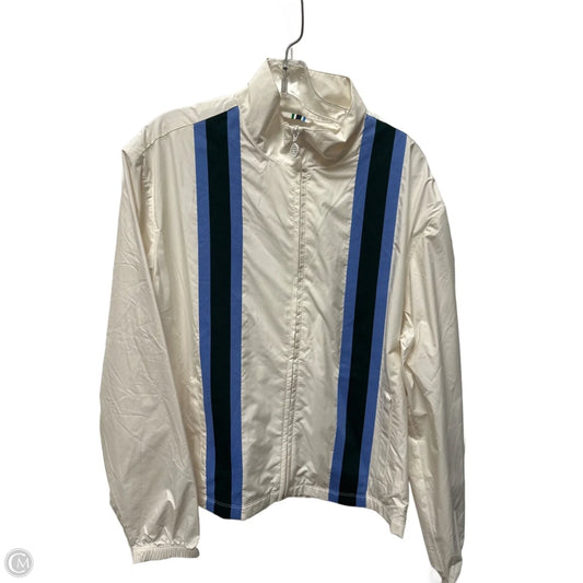 Jacket Designer By Tory Burch In Cream, Size: Xl