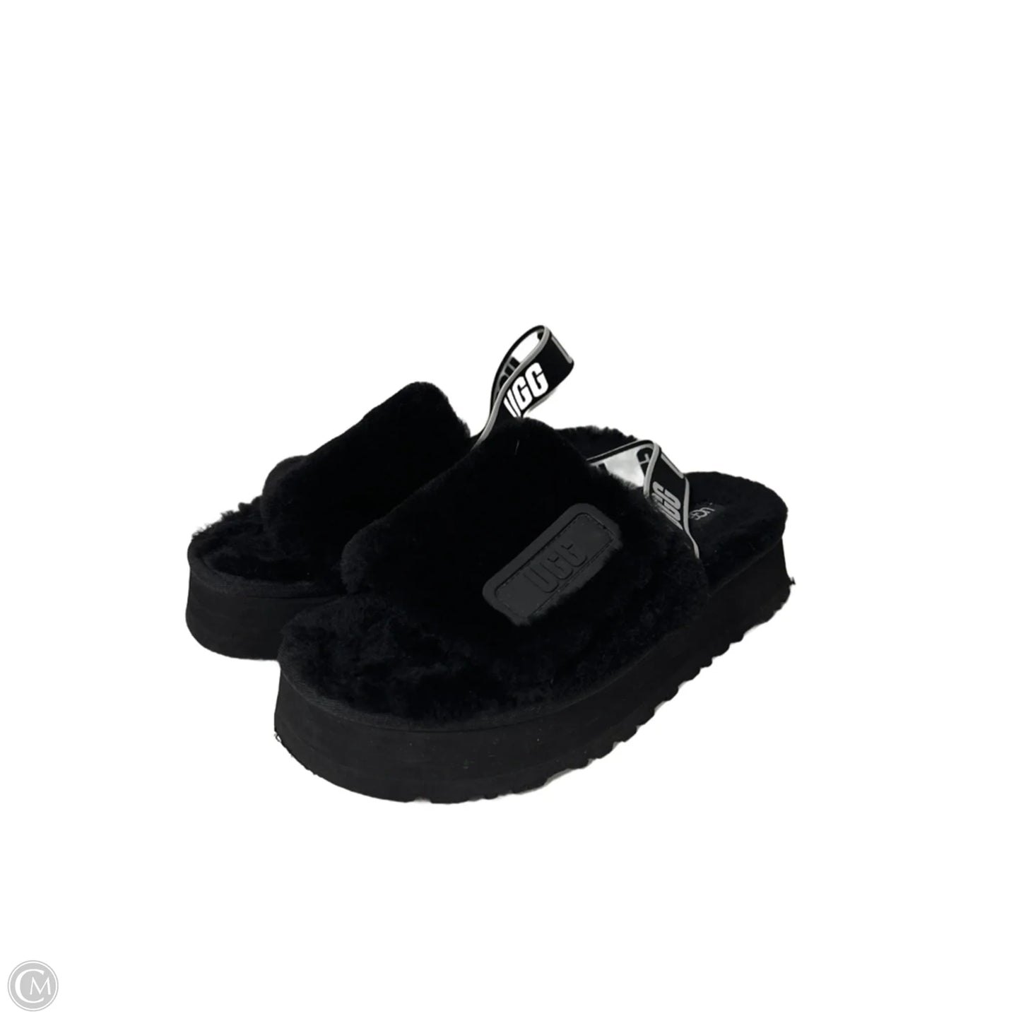 Sandals Designer By Ugg In Black, Size: 10