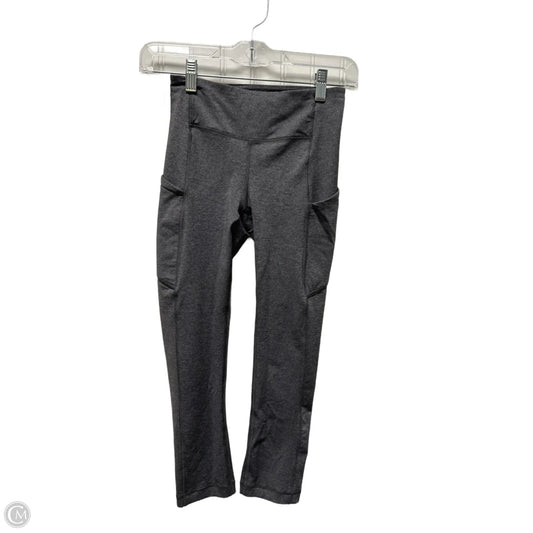 Athletic Leggings Capris By Lululemon In Grey, Size: Xs