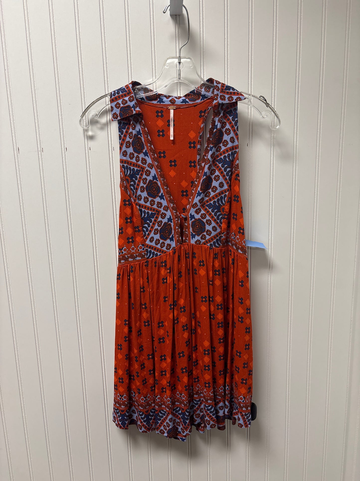 Dress Casual Short By Free People In Orange, Size: Xs