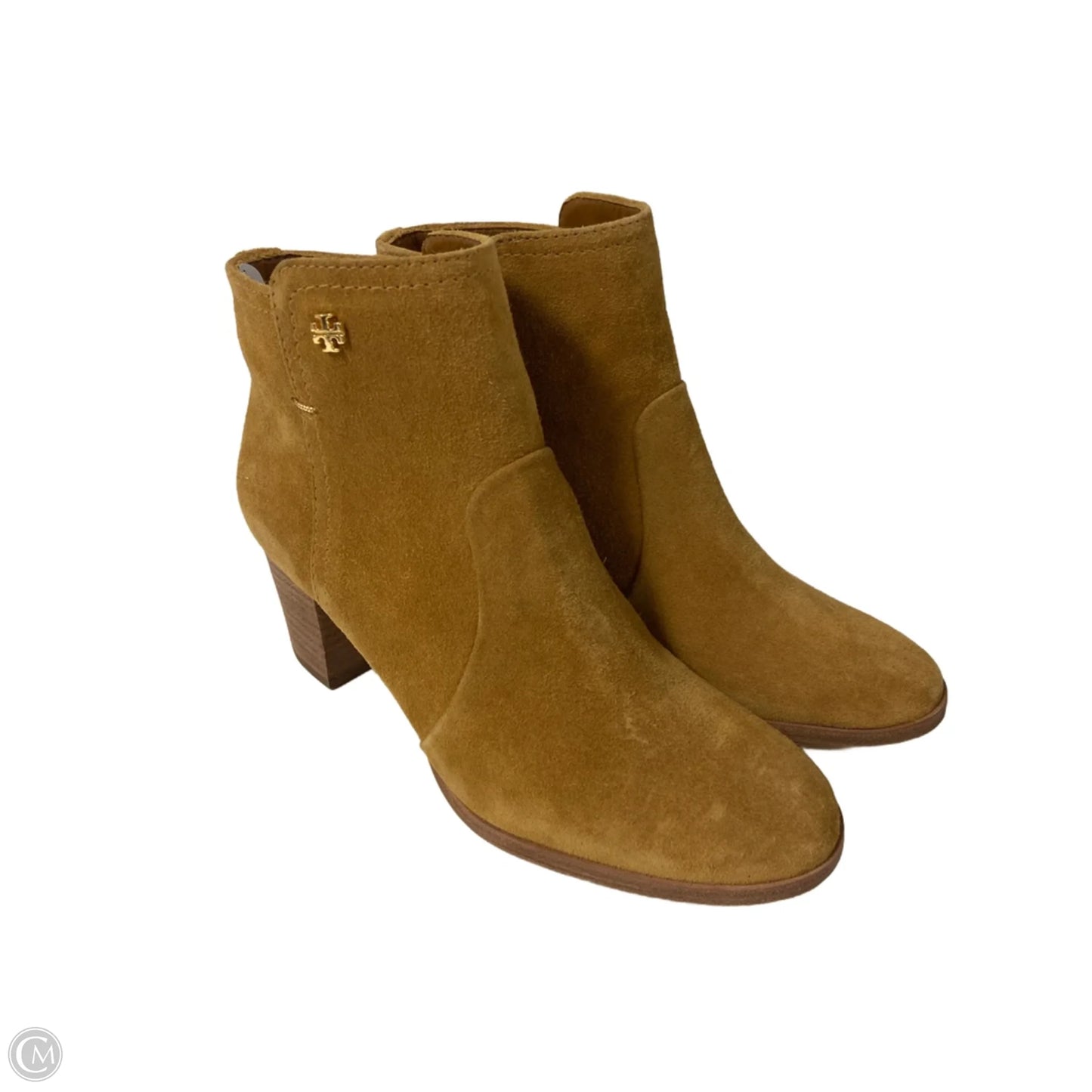 Boots Designer By Tory Burch In Brown, Size: 7