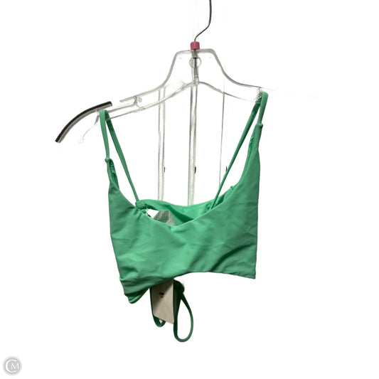 Swimsuit Top By Fabletics In Green, Size: M