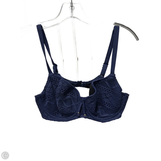 Swimsuit Top By Clothes Mentor In Navy, Size: M