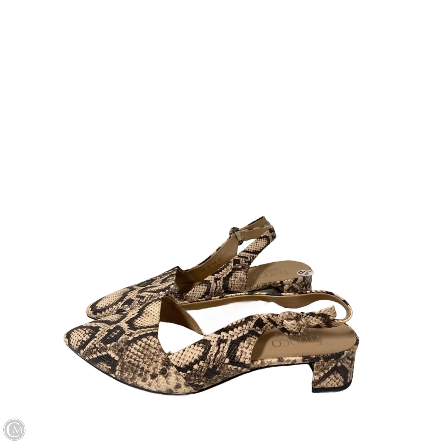 Shoes Heels Block By Franco Sarto In Snakeskin Print, Size: 6.5