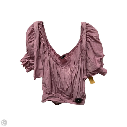Top Short Sleeve By Shein In Purple, Size: 4x