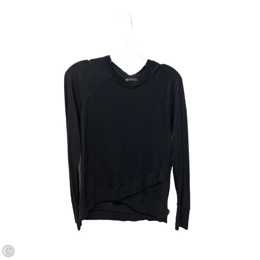 Athletic Top Long Sleeve Crewneck By Athleta In Black, Size: Xs