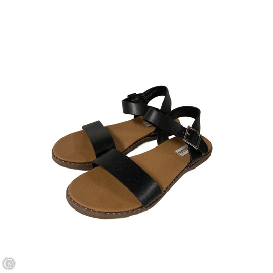 Sandals Flats By Steve Madden In Black, Size: 8.5