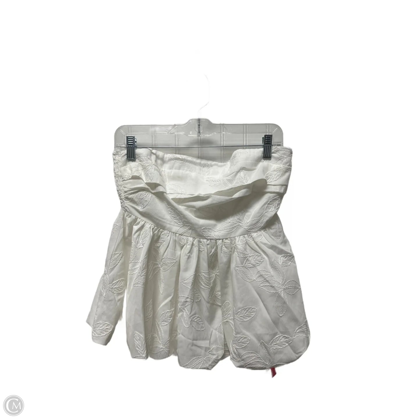 Top Sleeveless By Cider In White, Size: M