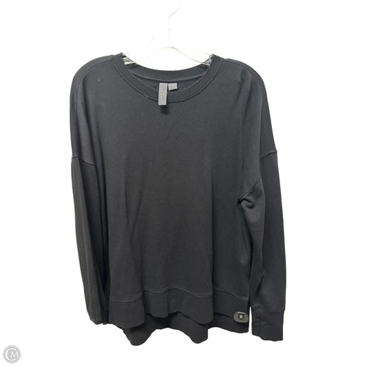 Athletic Sweatshirt Crewneck By Sweaty Betty In Black, Size: M